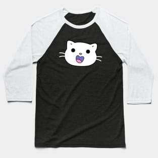 cute cartoon happy cat Baseball T-Shirt